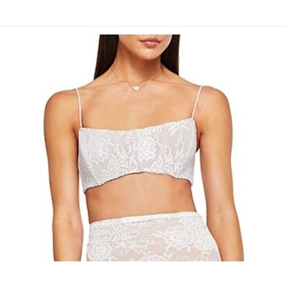 NEW WITH TAGS-Nookie/Revolve-Crop Top Bralette RED Lace-Retail $179- Size XS - Picture 9 of 10